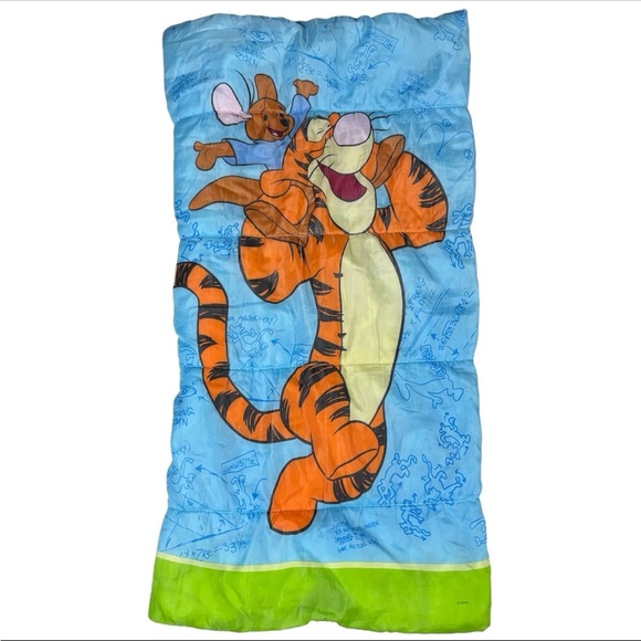 Disney | Other | Vintage Disney Tigger Roo Kid Youth Sleeping Slumber ...